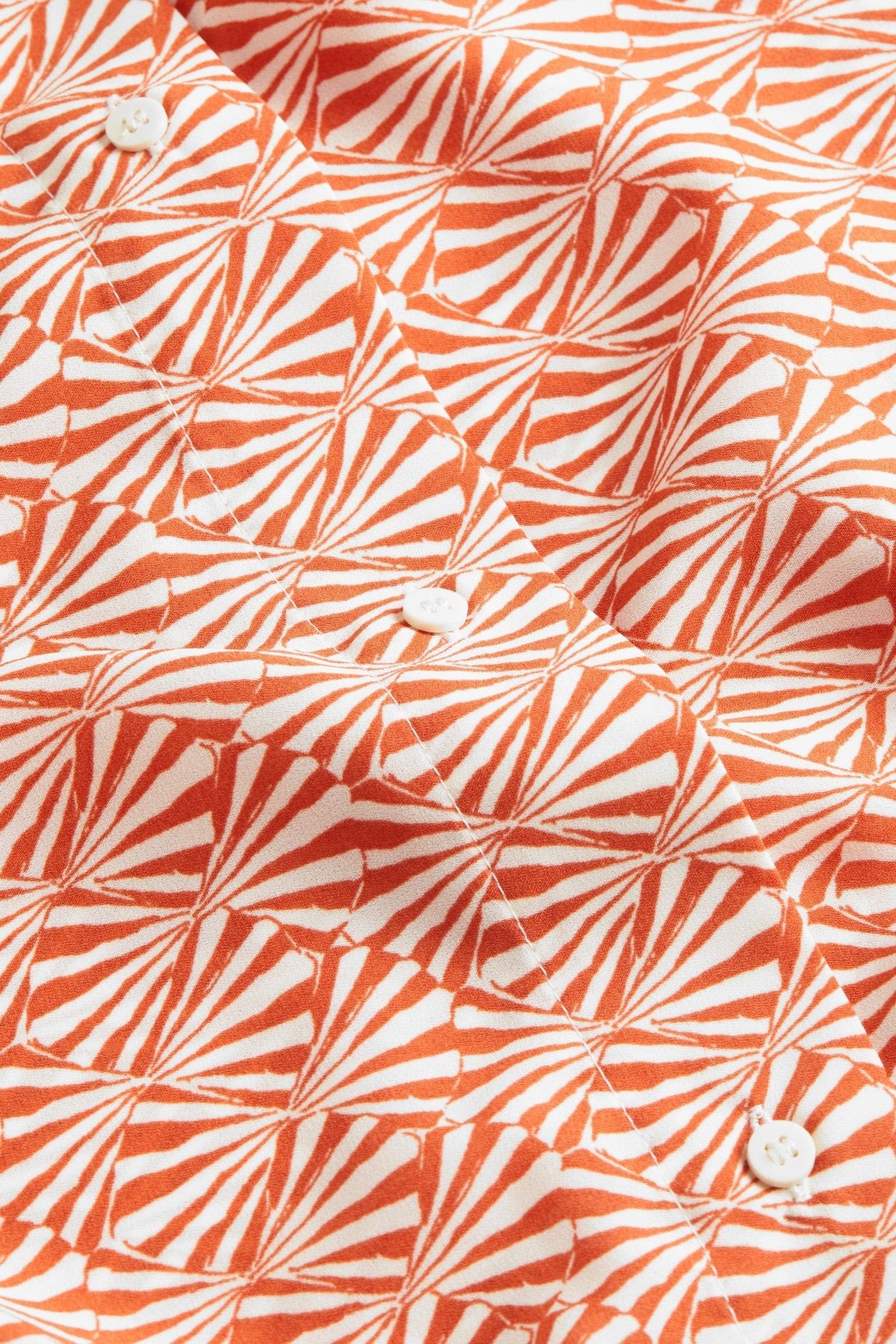 Orange Colour Printed Soft Cotton Blend Kaftan