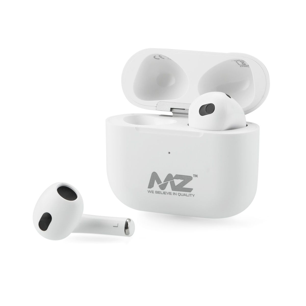 MZ Mpods3 (WIRELESS EARBUDS) 36 hrs Play Time with 250mAh Battery, 180 hrs Standby True Wireless Earbuds