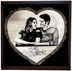 Wooden Glow (Tpg4) Size: 8x8 Inchs