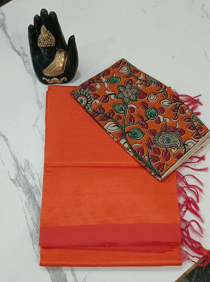 Pattu Plain Saree