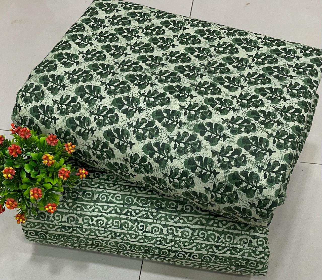 *Jaipur Cotton*
*Top & Bottom concept*
*FABRIC DETAILS:-*
*TOP:- JAIPUR COTTON JAIPUR PRINT.*
*(CUT 2.50MTR.)*
*BOTTOM:- COTTON JAIPUR PRINT*
*(CUT2.50MTR.)*