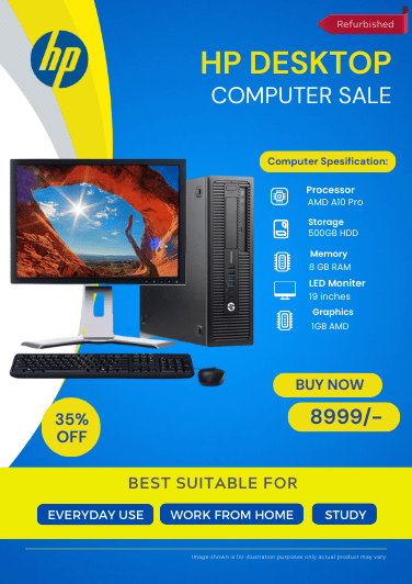 HP Desktop Computer (refurbished)