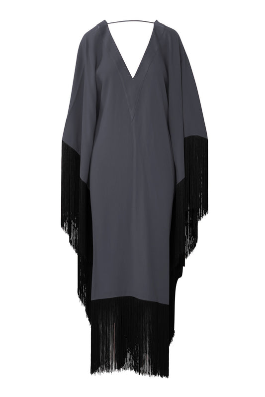 Designer regular Wear Grey V Neck kaftan