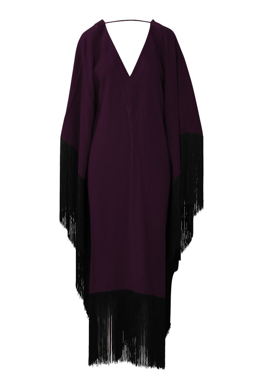 Designer regular Wear Wine V Neck kaftan