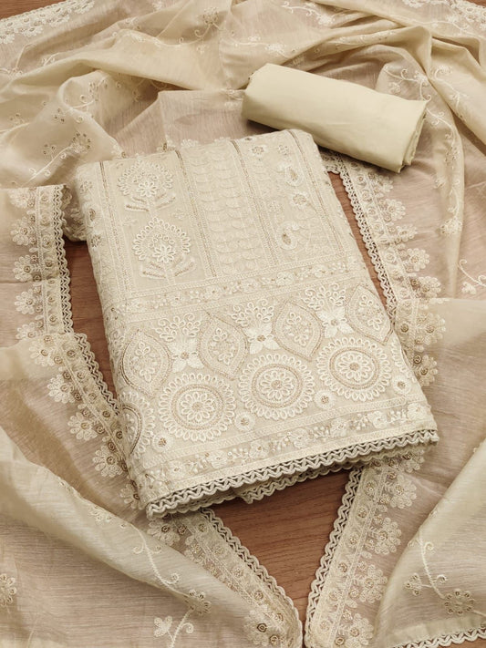 Premium Banarasi Jacquard Dress Material