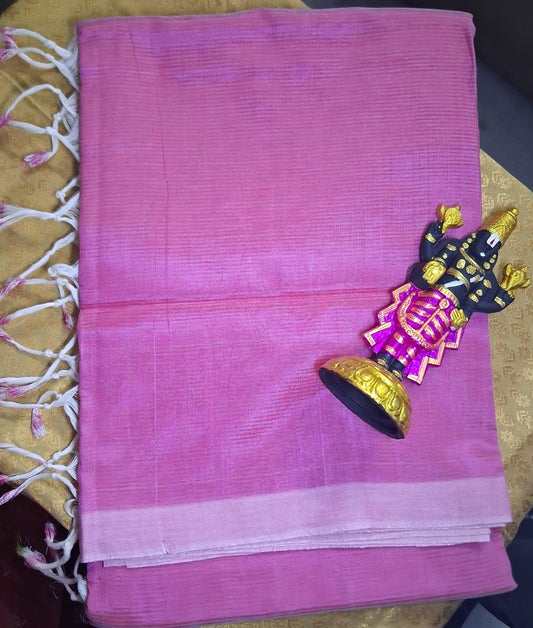 Mangalgiri silk saree plain