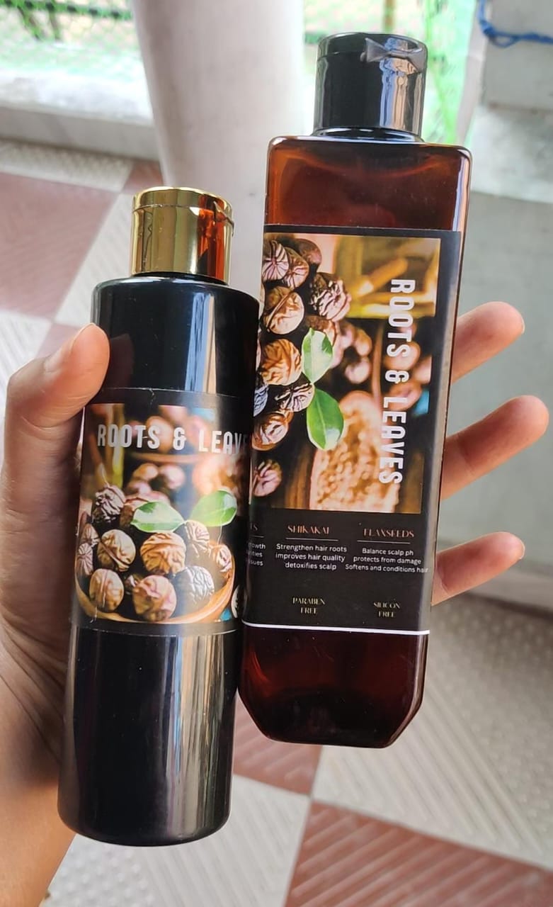 Herbal shampoo, roots and leaves ( 200 ml)