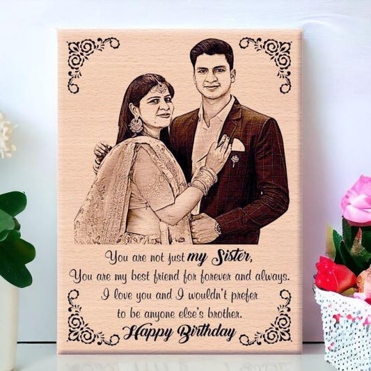 Wooden Plank (Wp3) Size: 6x9 Inchs