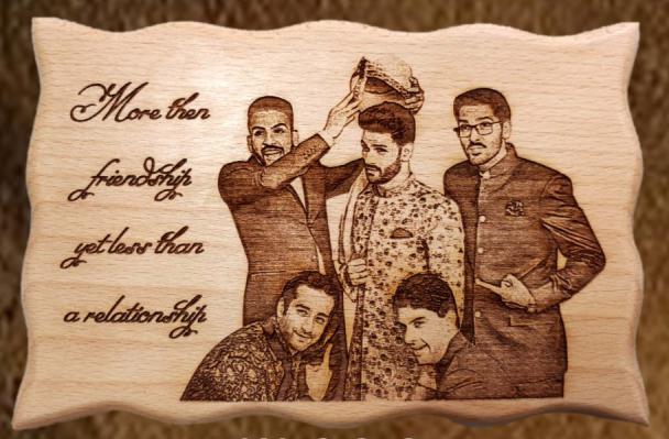 Wooden Plank (Wp3 zig zag) Size: 6x9 Inchs