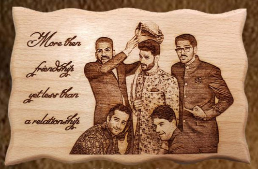 Wooden Plank (Wp3 zig zag) Size: 6x9 Inchs