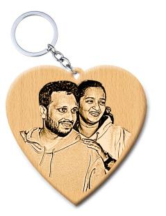 Heart Key chain Size: 2x2 Inchs