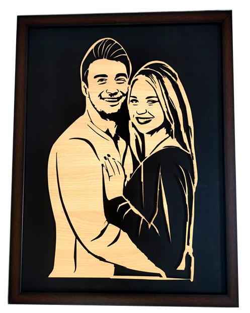 Portrait Frame (Pf3) Size: 24x18 Inchs