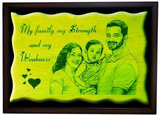 Wooden Glow (Wg7) Size: 8x12 Inchs