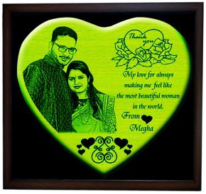 Wooden Glow (Hg2) Size: 9x9 Inchs