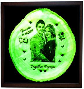 Wooden Glow (Tpg1) Size: 6x6 Inchs