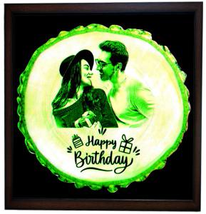 Wooden Glow (Tpg2) Size: 8x8 Inchs