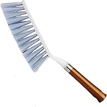 AWESTiC Long Bristle Dust Cleaning Brush | Ideal for Carpet, Car Seat, Bed, Sofa, Curtains, Mats & Household Upholstery Cleaning | Multicolour Wooden Handle & Head | Pack of 1
