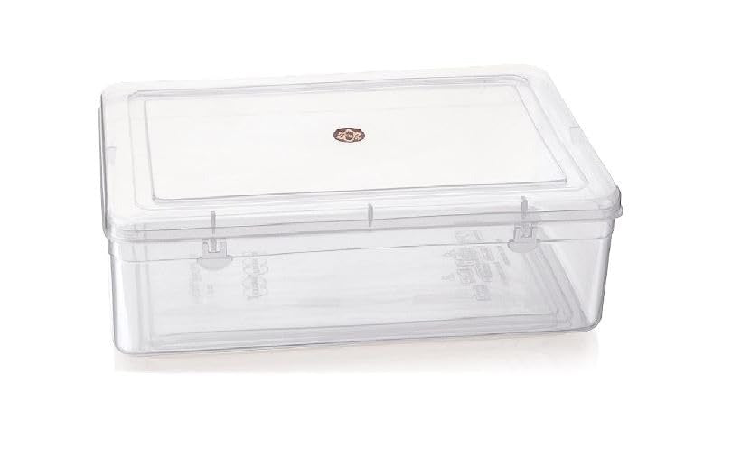 AWESTiC Storage Box, Home, Office, Personal, Organization, 1.6L Plastic Box, pack of 12