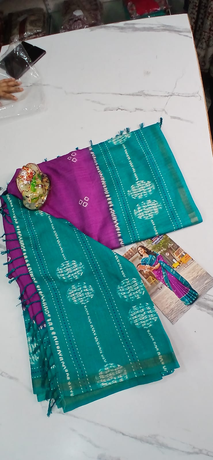 Elegant Cotton Silk Saree – Traditional Ethnic Wear for Women
