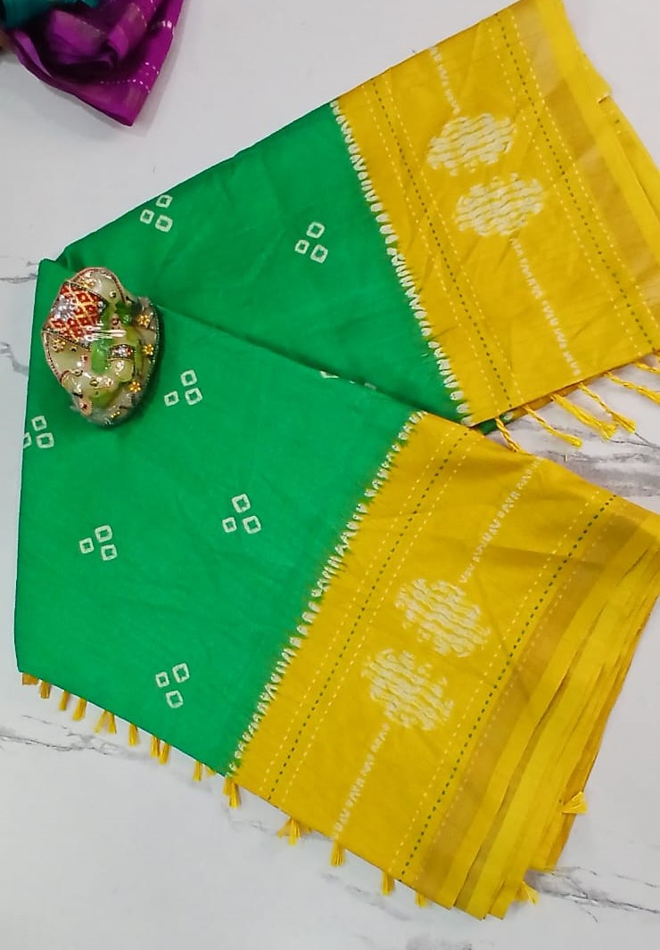Elegant Cotton Silk Saree – Traditional Ethnic Wear for Women