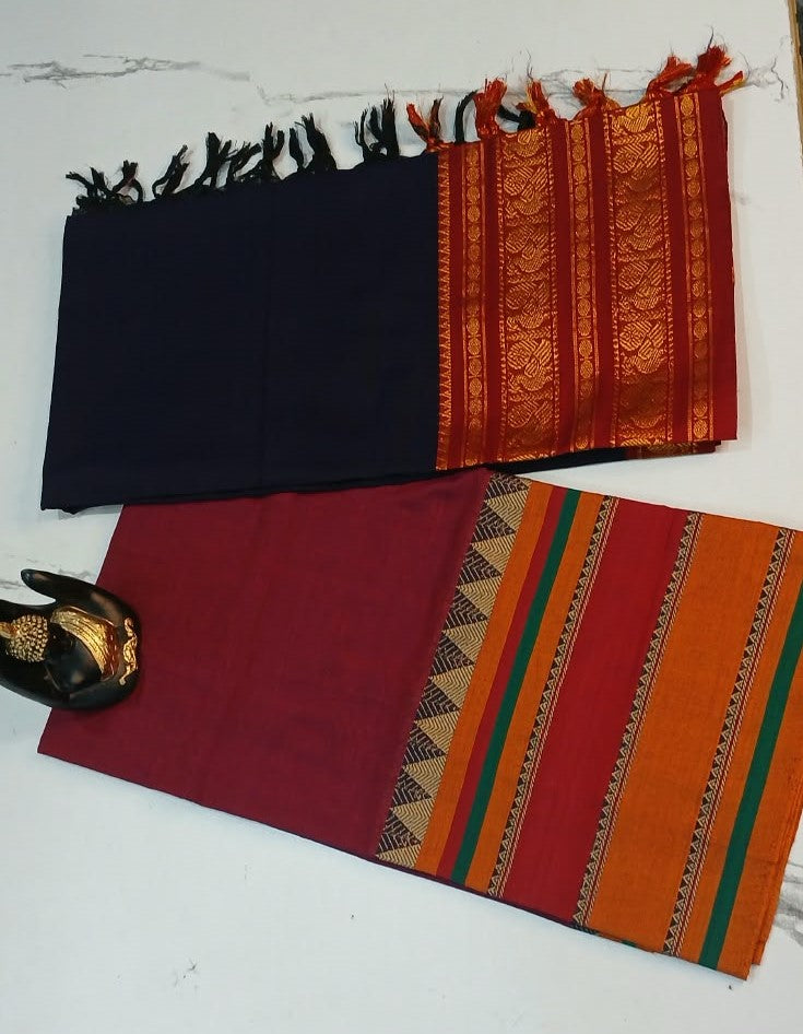 Cotton Dress Materials withJari Border 2piece set