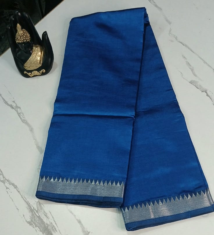Pattu 50/50 Mangalgiri Border Saree