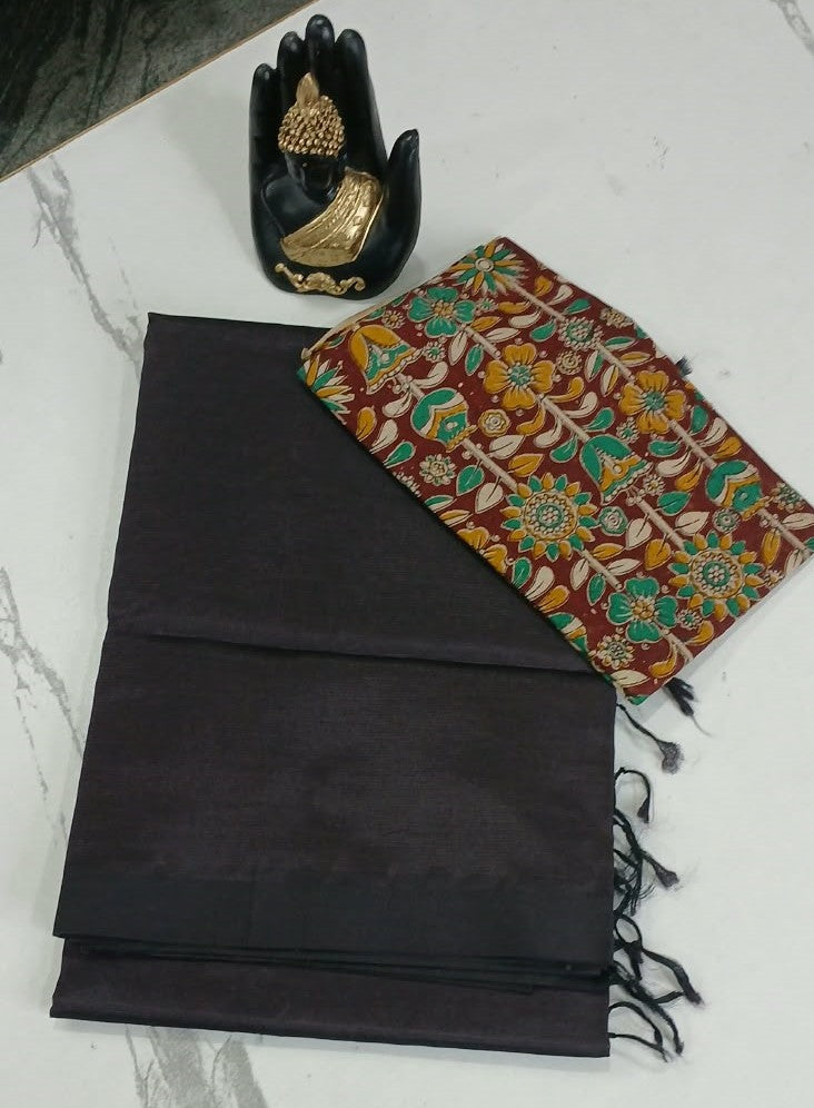 Pattu Plain Saree