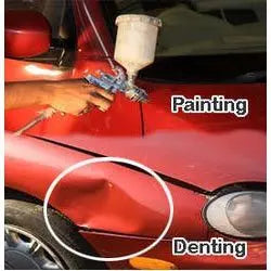 CAR DENTING & SPRAY PAINTING services,  All types of car dent paint and teflon coating services contact ph#7013471447 for Doorstep Services Hyderabad.