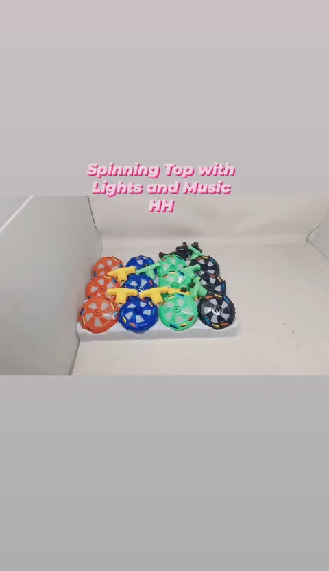 Spinning Top with Lights and Music (1pc)