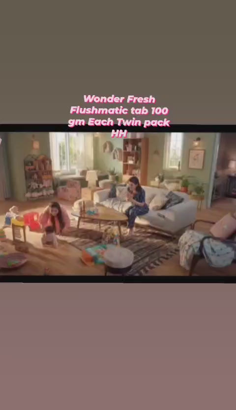 Wonder Fresh Flush Tablet Twin pack 100grm (1pack)