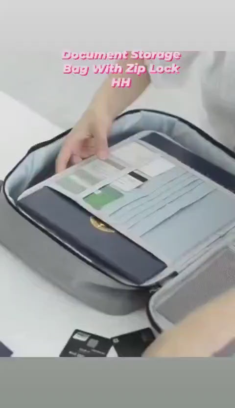 Document Storage Bag with Zip Lock (1pc)