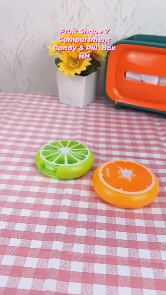 Rotating Candy & Pill Box 7 Compartment (1pc)