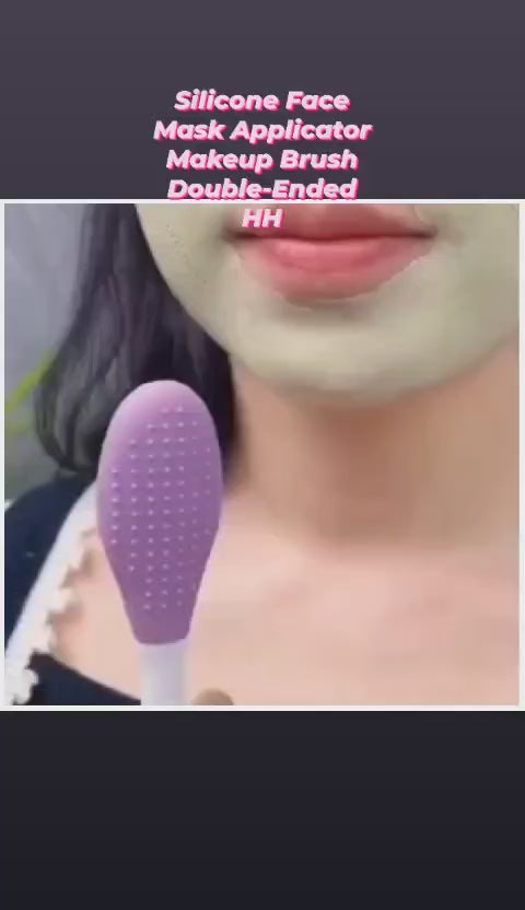 Silicon Face Mask Applicator Makeup Brush Double Sided Brush (1pc)