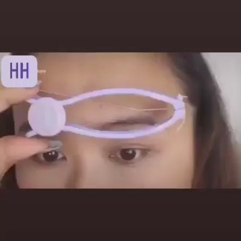 Manual Hair Threading Tool With Extra Threads (1pc)