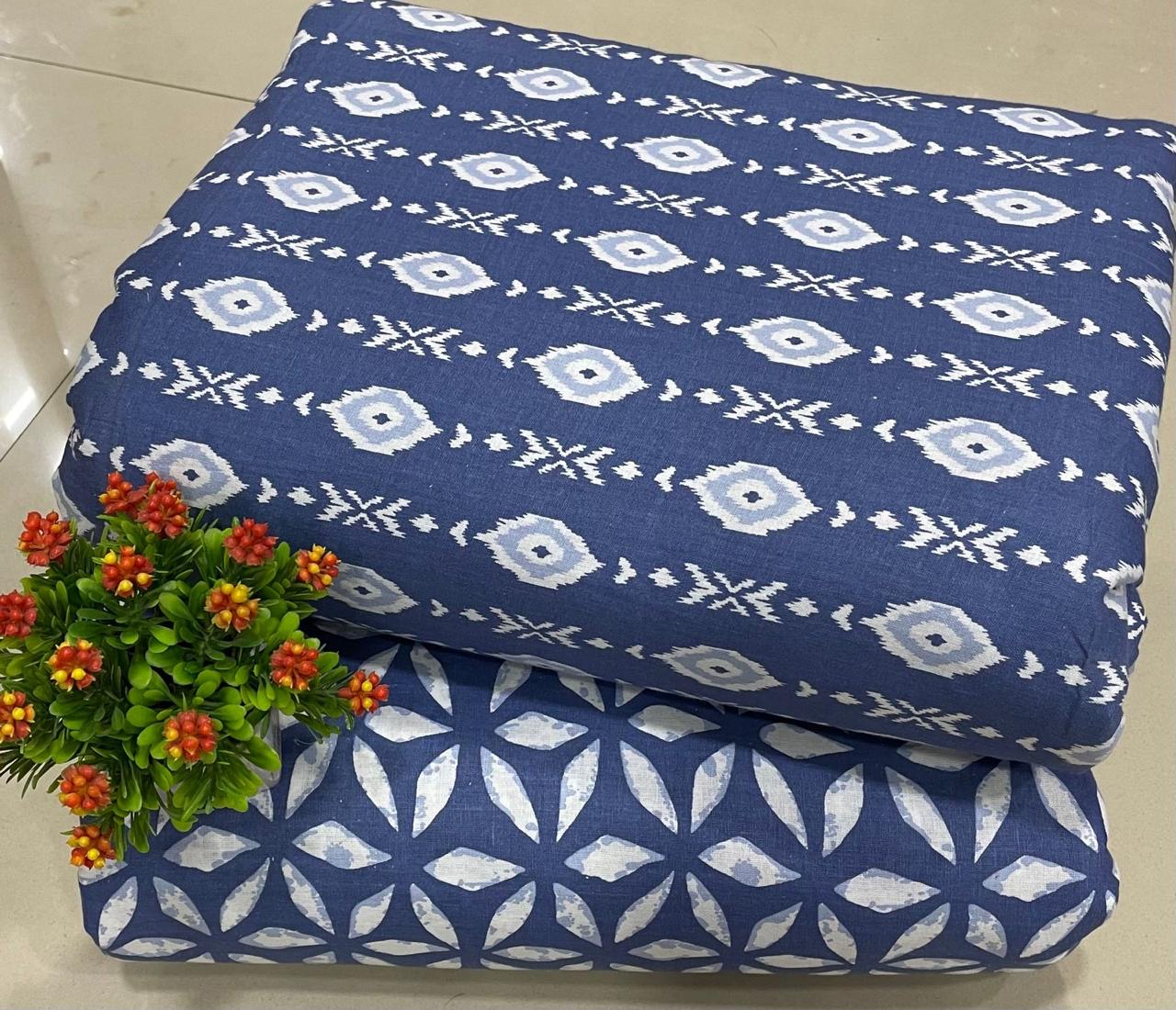 *Jaipur Cotton*

*Top & Bottom concept* 

*FABRIC DETAILS:-*

*TOP:- JAIPUR  COTTON JAIPUR PRINT.*
 *(CUT 2.50MTR.)*

*BOTTOM:- COTTON JAIPUR PRINT* 
  *(CUT2.50MTR.)*
