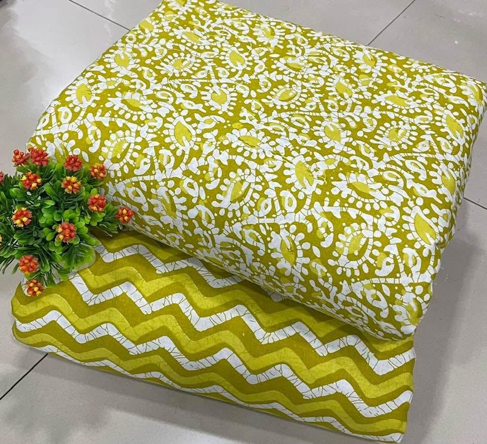 *Jaipur Cotton*

*Top & Bottom concept* 

*FABRIC DETAILS:-*

*TOP:- JAIPUR  COTTON JAIPUR PRINT.*
 *(CUT 2.50MTR.)*

*BOTTOM:- COTTON JAIPUR PRINT* 
  *(CUT2.50MTR.)*