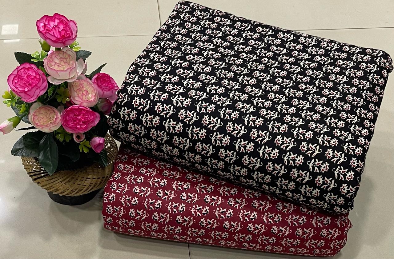 *Jaipur Cotton*

*Top & Bottom concept* 

*FABRIC DETAILS:-*

*TOP:- JAIPUR  COTTON JAIPUR PRINT.*
 *(CUT 2.50MTR.)*

*BOTTOM:- COTTON JAIPUR PRINT* 
  *(CUT2.50MTR.)*