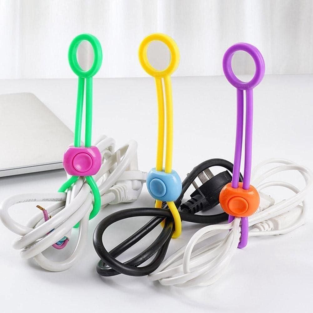 Reusable Cable Ties Multipurpose Sealer Cord Organizer (Pack of 6)